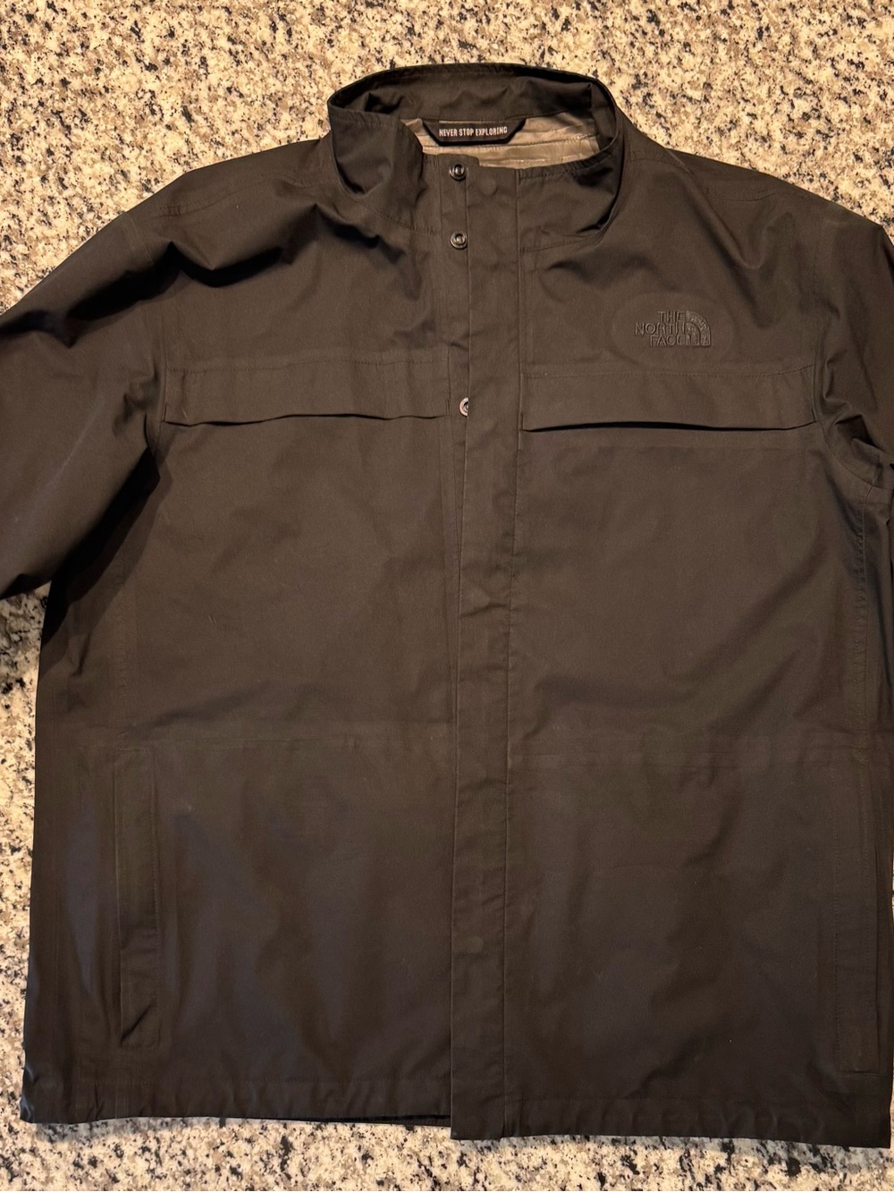 The North Face Men's Gortex Paclite Shell Black Waterproof Jacket